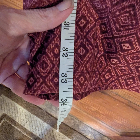 Mudd Red Bodycon Dress Scoop Neck 3/4 Sleeve - Picture 6 of 8